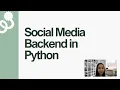 Building a Social Media Backend Django REST API in Python
