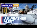 Weather warnings across parts of the U S 9 News Australia
