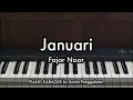 Download Lagu Januari - Fajar Noor (Glenn Fredly) | Piano Karaoke by Andre Panggabean