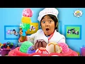 Download Lagu Ryan Pretend Play with Food Truck! Learn Healthy Foods for Kids!