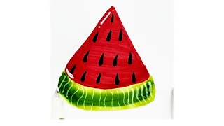 Draw A Watermelon 🍉 Slice #palakeducationarts @ palakeducationarts 