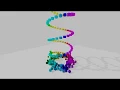 Python 3 Blender 2 8 3D Automation - Cube Corkscrew