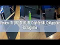 Review ITYLIFE CITYLIFE Citylife 64L Collapsible Storage Bins with Lids Plastic Storage Containers f