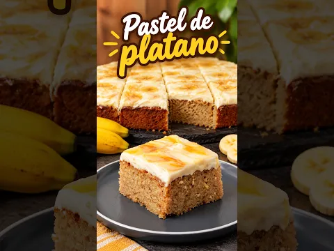 ¿Quieres el pastel de plátano perfecto? Mira esto #tutorial #postres #cocinando