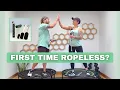 15 Minute Beginner Rebounder Ropeless Jump Rope Workout Low Impact Mini Trampoline