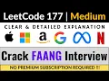Leetcode 177 - Nth Highest Salary