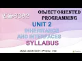CS8392 Object Oriented programming language Unit 2 Syllabus