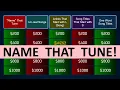 Guess the Song Jeopardy Style Quiz