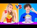 HOT vs COLD FOOD CHALLENGE w Sommer Ray Alissa Violet