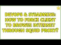 DevOps SysAdmins How to Force Client To Browse Internet Through Squid Proxy 2 Solutions