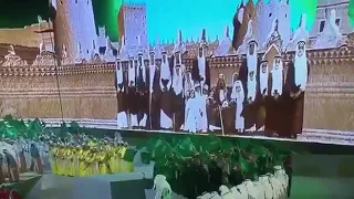مزعل فرحان بالجنادريه يبكي الملك سلمان دندنها
