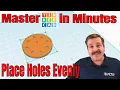Place Holes evenly on a circle in Tinkercad Steps in under 3 minutes