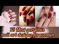 75Most Gorgeous Maroon Nail Art design for women