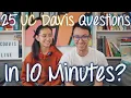 The UC Davis Questions and Answers You Were Looking For