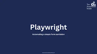 Playwright - Automating simple form submission