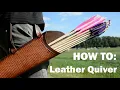 How to make a dragonscale leather quiver