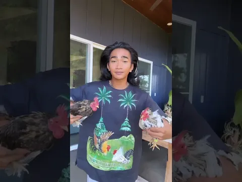 Bo and Cockiana recreating my shirt