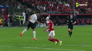 Zizo Sets Up And Ben Sharqi Scores The First Goal For Al Ahly Against Zamalek In The Egyptian Sup 