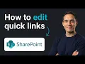 How to Edit Quick Links on SharePoint 2026 Method