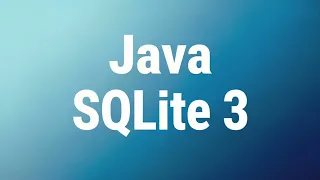 Java SQLite Tutorial Database Connection Table Creation SQL Queries
