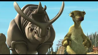 ice age telugu dubbed rhino fight scene hd