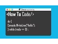 How To Code Do While Loops In C