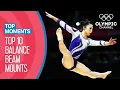 Top 10 Olympic Balance Beam Mounts Top Moments