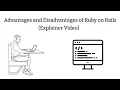 Advantages and Disadvantages of Ruby on Rails