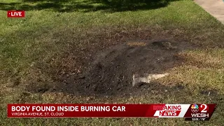 Body discovered inside burning vehicle in St Cloud police say