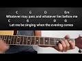 10 000 Reasons-Matt Guitar Tutorial With Chords and