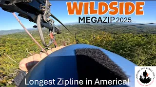 Wildside Mega Zip 2025 longest zipline in America