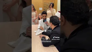 كتب كتاب الفنان احمد جمال والقمر فرح الموجي 