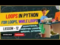 Loops in Python For Loop While Loop Python for Beginner Nested Loop Python Tutorial
