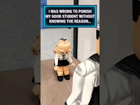 I WAS WRONG TO PUNISH MY GOOD STUDENT WITHOUT KNOWING THE REASON…😭😭#roblox #shorts #berry