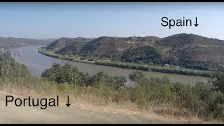 Sailing the river Guadiana Spain / Portugal