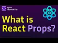 React - Basic to Advance What is React Props Explained in 2 Minutes
