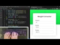 ASMR Programming - Weight Converter using HTML CSS and JavaScript