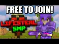 Public Minecraft Lifesteal SMP free to join