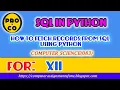 PYTHON WITH MYSQL FETCHONE FETCHALL FETCHMANY IN SQL USING PYTHON CONNECT PYTHON WITH SQL