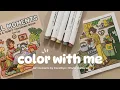 Color with me Girl Moments by CocoWyo Ohuhu markers