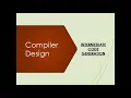 Intermediate Code Generation Compiler Design Swati Gupta