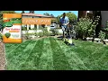 Scott s Summerguard Turf Builder Lawn Fertilizer 2 week update 4th of July Mow