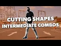 Cutting Shapes Tutorial - Intermediate Combos Shuffle Dance
