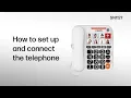 Set up connect and mount the telephone on the wall - VTech SN1127