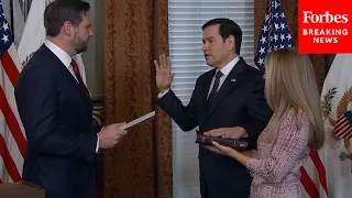 BREAKING NEWS: Vice President JD Vance Swears In Marco Rubio As Secretary Of State