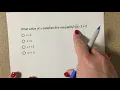 7th Grade Unit 2 Review Solve Inequality