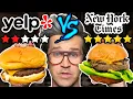 Yelp Review vs Food Critic Taste Test