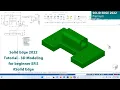 Solid Edge 2022 Tutorial - 3D Modeling for beginner EP 5 Gear