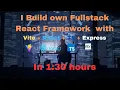 Building a Full-Stack React Framework with Vite and Express Step-by-Step Guide