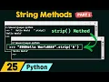 String Methods in Python Part 1